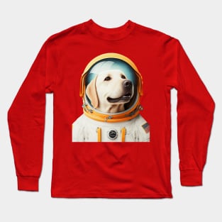 A Labrador Retriever in an astronaut suit Long Sleeve T-Shirt